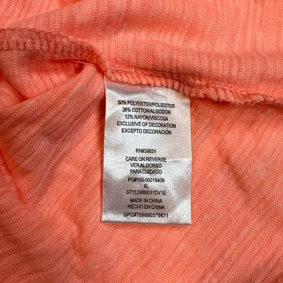 Democracy Shirt Womens XL Athletic Athleisure Workout Top Performance Loungewear - Picture 4 of 7